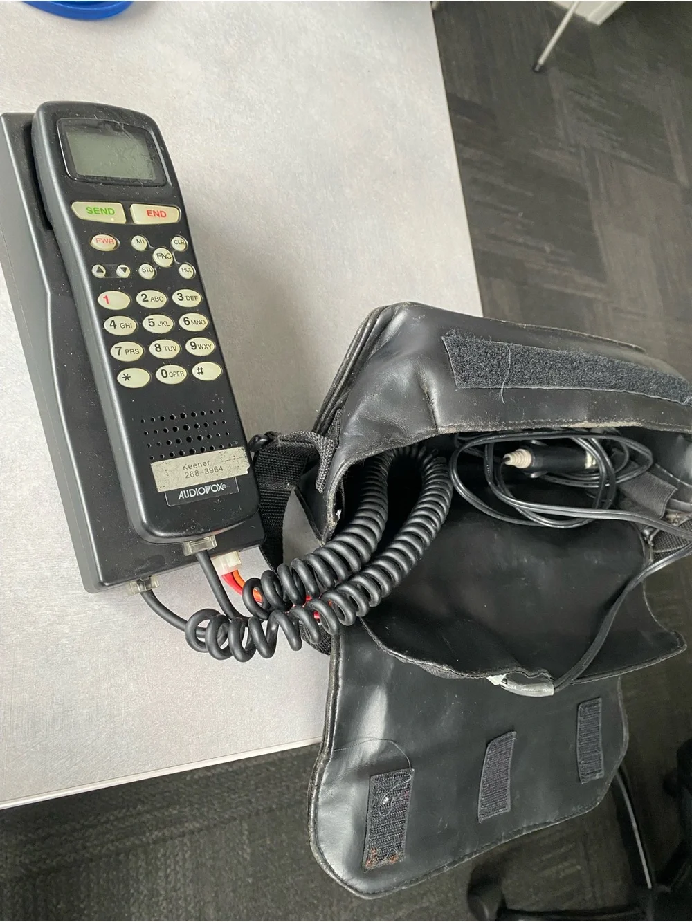 Audiovox Car Phone Handset in Black